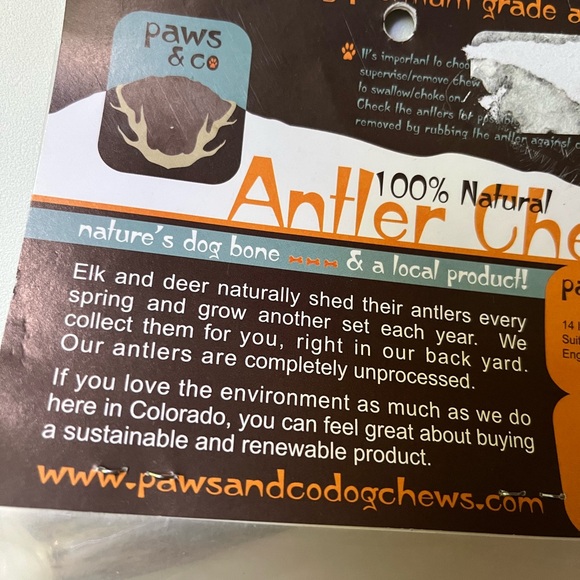 Dog Chew Natural Antler Sm Dog - Picture 2 of 4